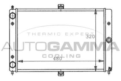 Теплообменник AUTOGAMMA 100444