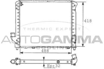 Теплообменник AUTOGAMMA 100460