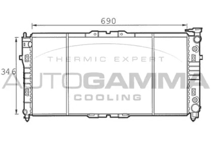 Теплообменник AUTOGAMMA 100501