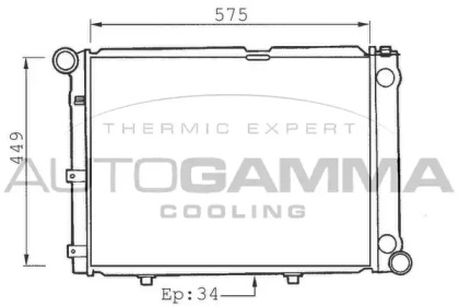 Теплообменник AUTOGAMMA 100515