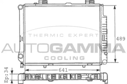 Теплообменник AUTOGAMMA 100554