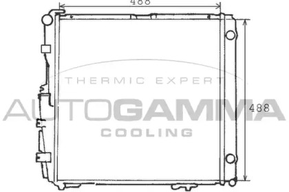 Теплообменник AUTOGAMMA 100558