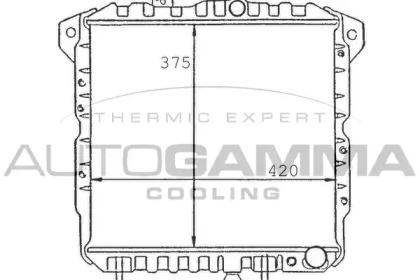 Теплообменник AUTOGAMMA 100571