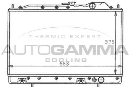 Теплообменник AUTOGAMMA 100586