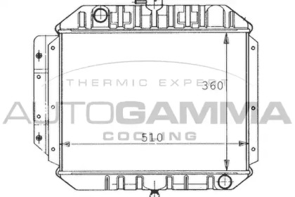 Теплообменник AUTOGAMMA 100604