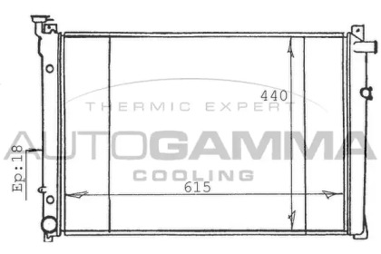 Теплообменник AUTOGAMMA 100614
