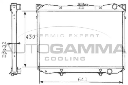 Теплообменник AUTOGAMMA 100622