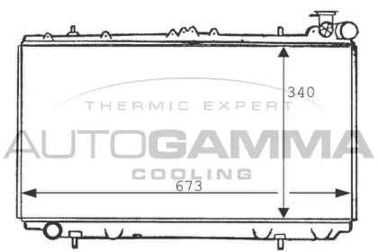 Теплообменник AUTOGAMMA 100634