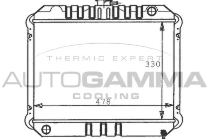 Теплообменник AUTOGAMMA 100637