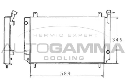 Теплообменник AUTOGAMMA 100641