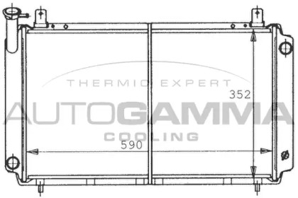 Теплообменник AUTOGAMMA 100645