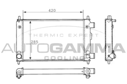 Теплообменник AUTOGAMMA 100682