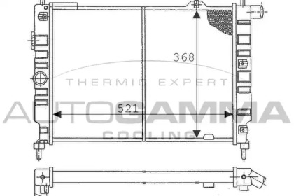 Теплообменник AUTOGAMMA 100691