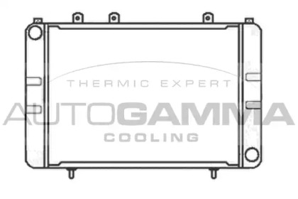 Радиатор, охлаждение двигателя AUTOGAMMA 100712