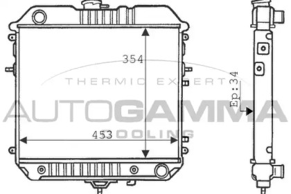 Теплообменник AUTOGAMMA 100714