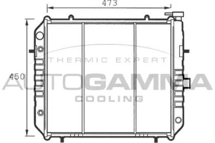 Теплообменник AUTOGAMMA 100715