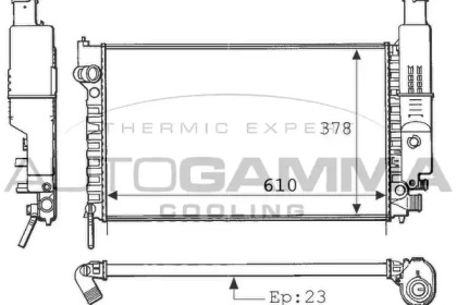 Теплообменник AUTOGAMMA 100765