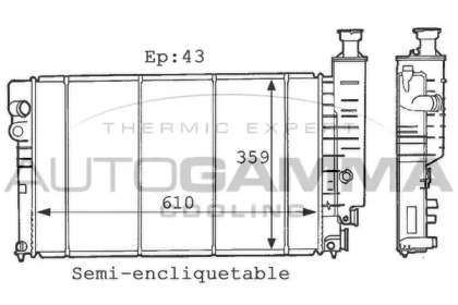 Теплообменник AUTOGAMMA 100767