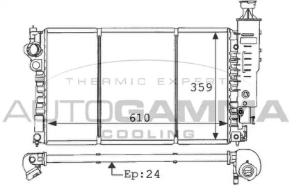 Теплообменник AUTOGAMMA 100772