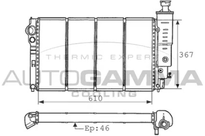 Теплообменник AUTOGAMMA 100773