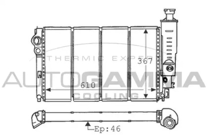 Теплообменник AUTOGAMMA 100775