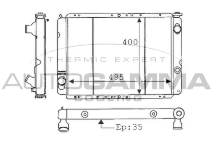 Теплообменник AUTOGAMMA 100788