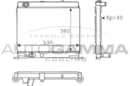 Теплообменник AUTOGAMMA 100790