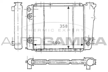 Теплообменник AUTOGAMMA 100800