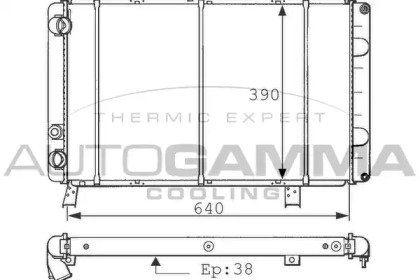 Теплообменник AUTOGAMMA 100809