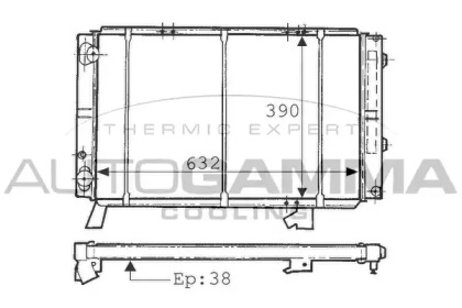 Теплообменник AUTOGAMMA 100810