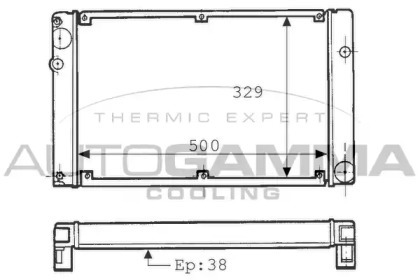 Теплообменник AUTOGAMMA 100817
