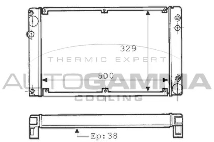 Теплообменник AUTOGAMMA 100818