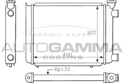 Теплообменник AUTOGAMMA 100840