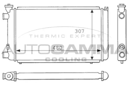 Теплообменник AUTOGAMMA 100842