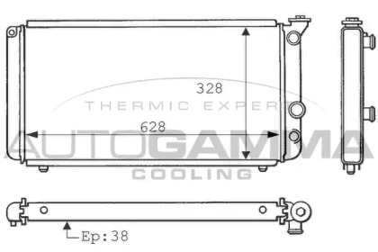Теплообменник AUTOGAMMA 100845