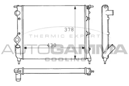 Теплообменник AUTOGAMMA 100847