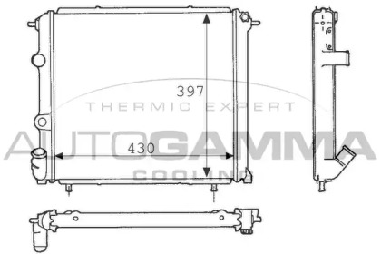 Теплообменник AUTOGAMMA 100849