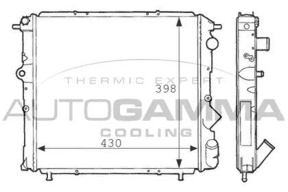 Теплообменник AUTOGAMMA 100852