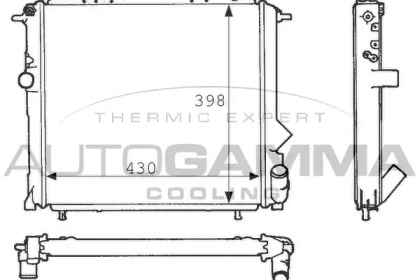 Теплообменник AUTOGAMMA 100856