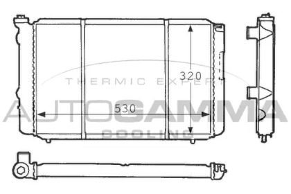 Теплообменник AUTOGAMMA 100862