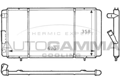 Теплообменник AUTOGAMMA 100863