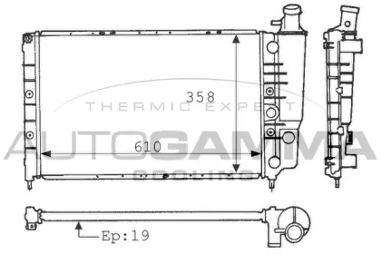 Теплообменник AUTOGAMMA 100866