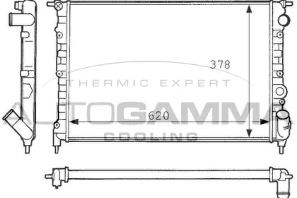 Теплообменник AUTOGAMMA 100870