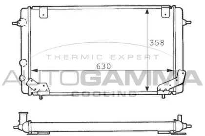 Теплообменник AUTOGAMMA 100875