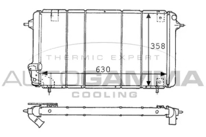 Теплообменник AUTOGAMMA 100880