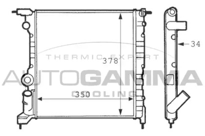 Теплообменник AUTOGAMMA 100883