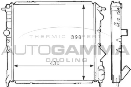 Теплообменник AUTOGAMMA 100886