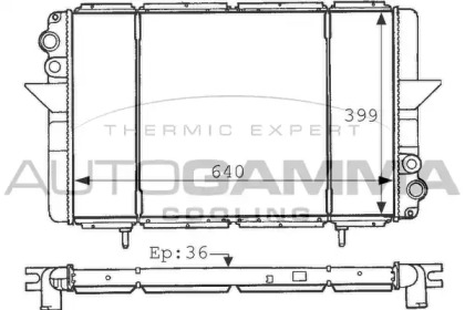 Теплообменник AUTOGAMMA 100901