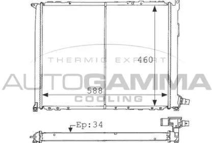 Теплообменник AUTOGAMMA 100907