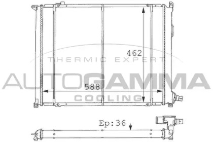 Теплообменник AUTOGAMMA 100909